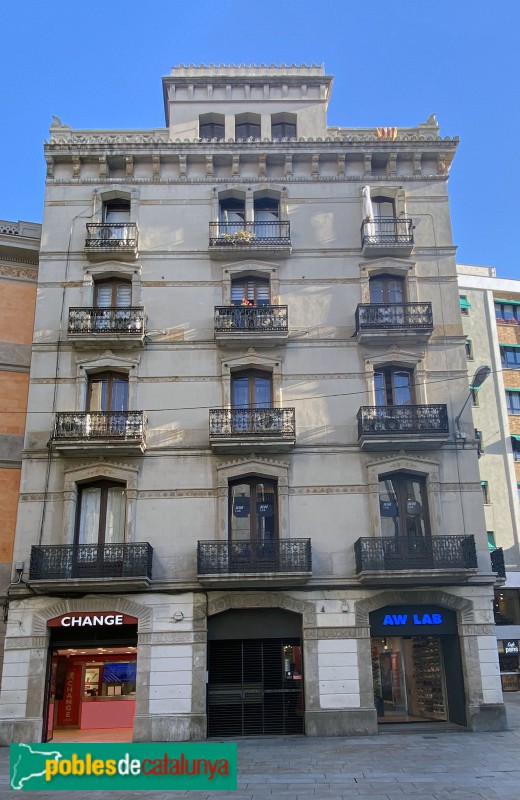 Barcelona - Casa Josep Erasme Janer (Portal de l'Àngel, 4)