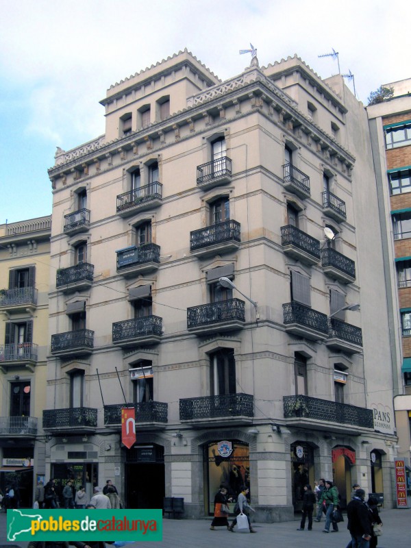 Barcelona - Casa Josep Erasme Janer (Portal de l'Àngel, 4)