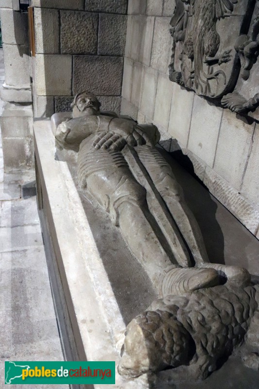 Barcelona - Església de Santa Anna. Sepulcre de Miquel de Boera