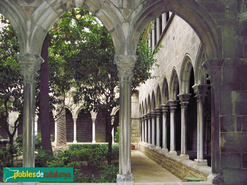 Barcelona - Església de Santa Anna. Claustre