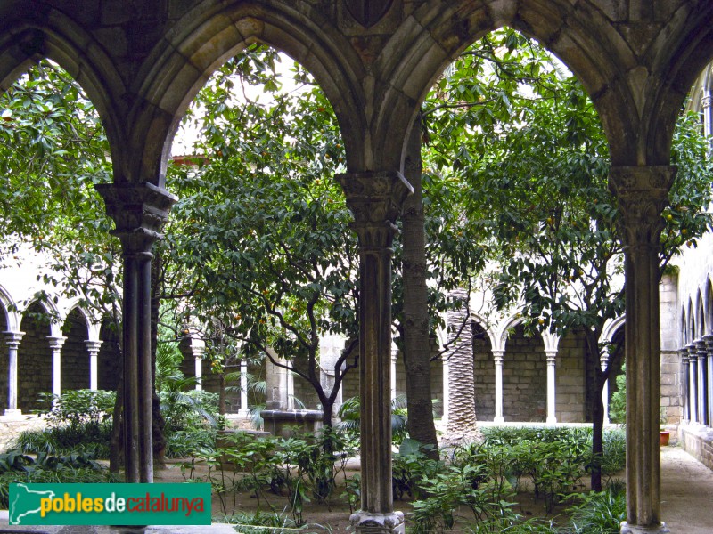 Barcelona - Església de Santa Anna. Claustre