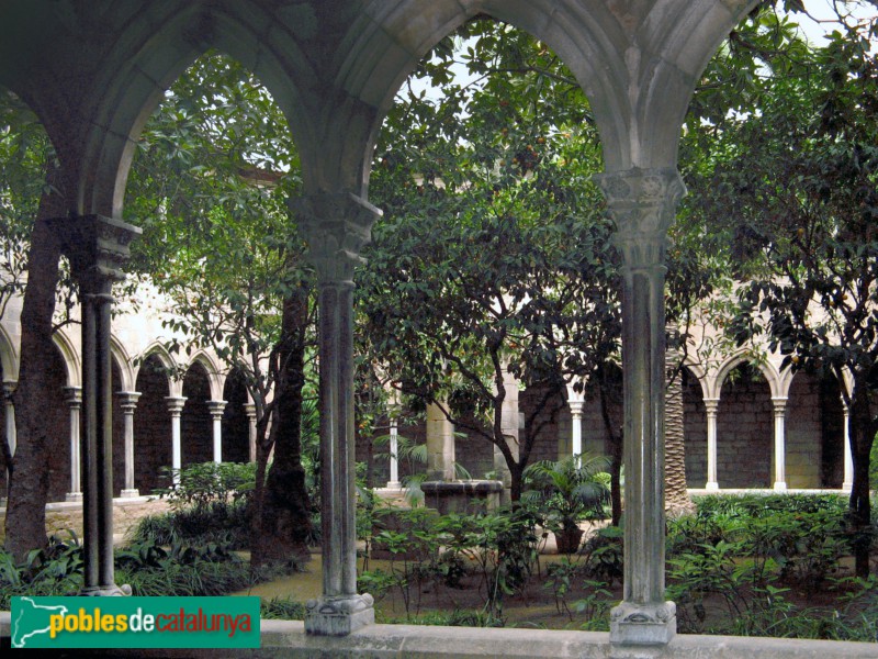 Barcelona - Església de Santa Anna. Claustre