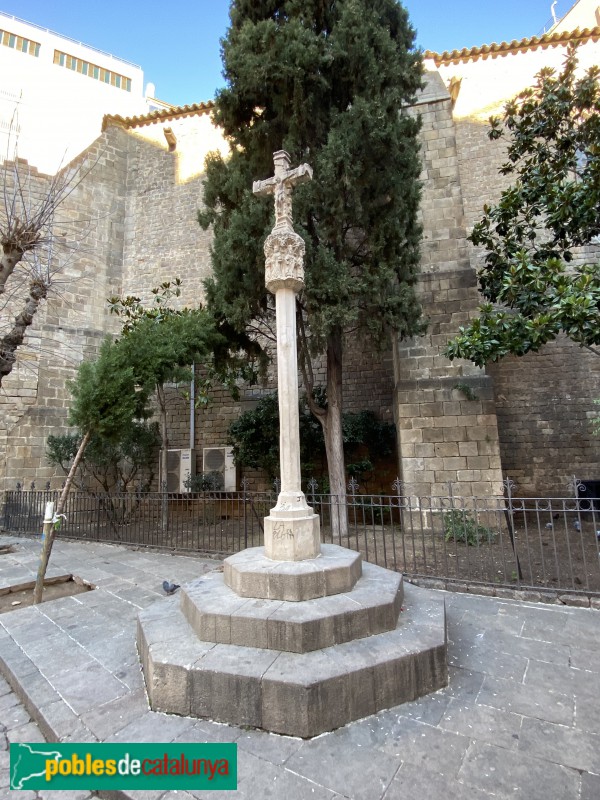 Barcelona - Creu de Santa Anna (rèplica d'Almatret)