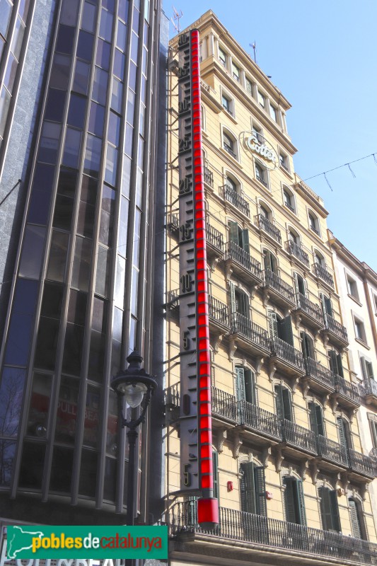 Barcelona - Termòmetre de Can Cottet