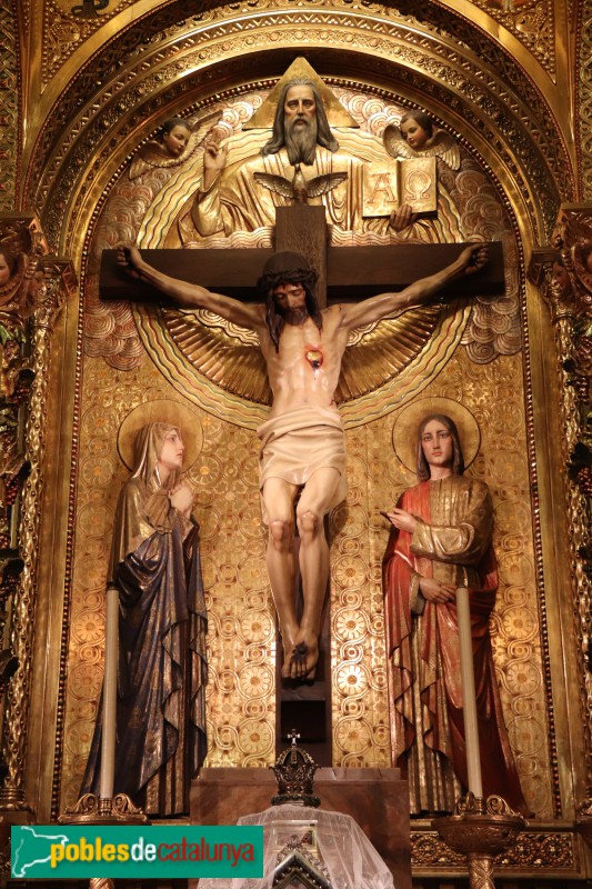 Barcelona - La Balmesiana. Capella. Sant Crist de Llimona