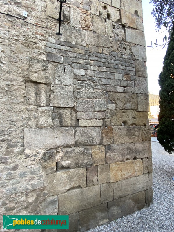 Barcelona - Torres romanes de la plaça Nova