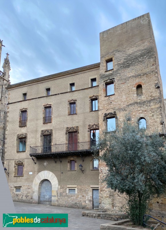 Barcelona - Torres romanes de la plaça Nova