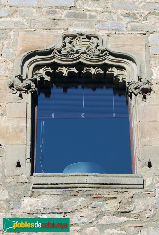 Barcelona - Casa de l'Ardiaca. Finestra exterior (Foto: Albert Esteves, 2019) Barcelona - Casa de l'Ardiaca. Finestra exterior