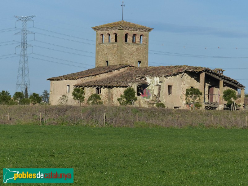 Folgueroles - Torre de Morgades . Façana oest