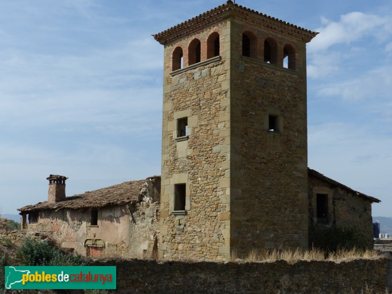 Folgueroles - Torre de Morgades . Façana nord-est