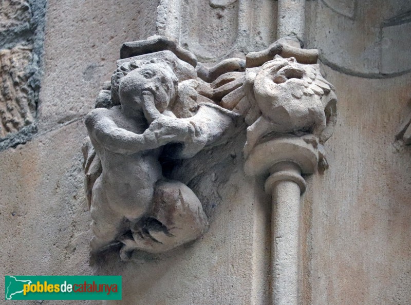 Barcelona - Palau de Lloctinent, capitell