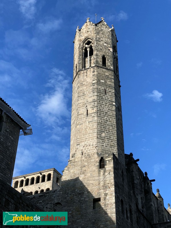 Barcelona - Capella de Santa Àgata. Campanar