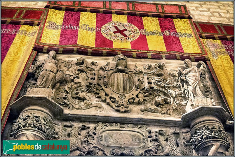 Barcelona - Casa de la Ciutat. Saló de Cent (Foto: Rossend Gri, 2016) Barcelona - Casa de la Ciutat. Saló de Cent