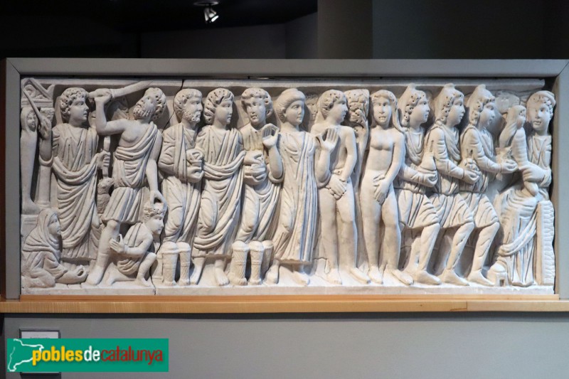 Museu Marès - Frontal de sarcòfag (segle IV dC)