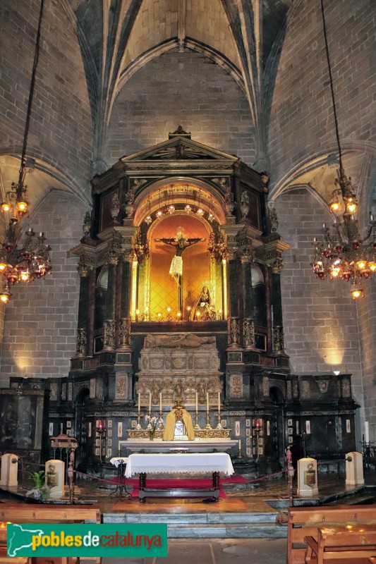 Barcelona - Catedral. Capella del Santíssim (sala capitular)