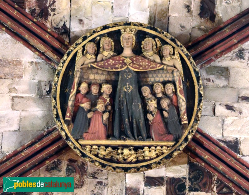 Barcelona - Catedral. Clau de volta de la Misericòrdia (1379)