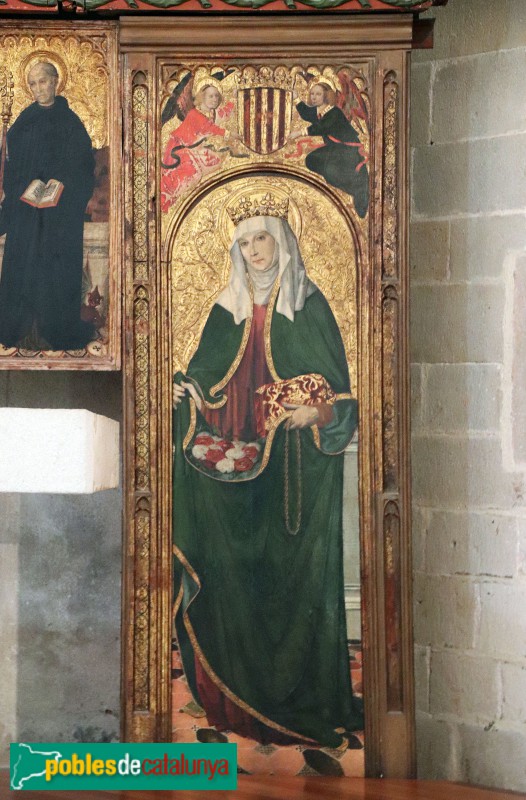 Barcelona - Retaule del Conestable. Santa Elisabet de Portugal (Foto: Albert Esteves, 2020) Barcelona - Retaule del Conestable. Santa Elisabet de Portugal