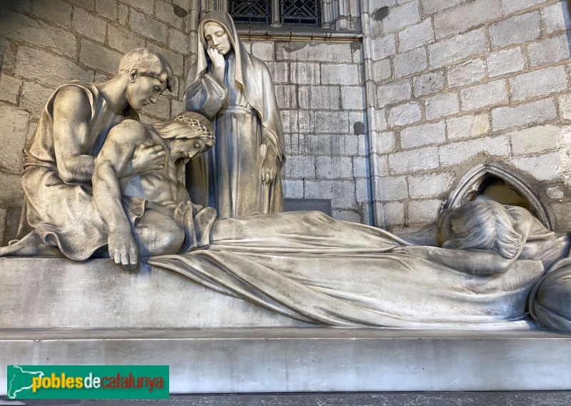 Barcelona - Catedral. Sepulcre de la família Sanllehy