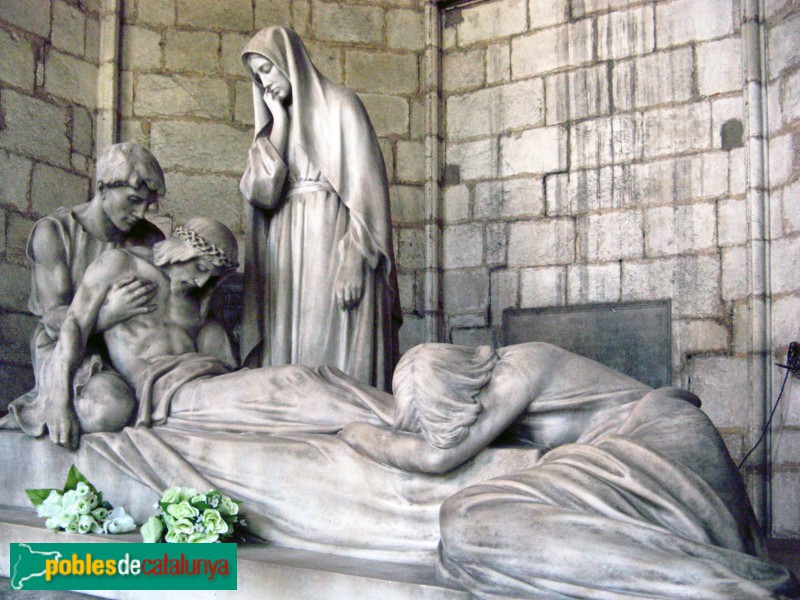 Barcelona - Catedral. Sepulcre de la família Sanllehy