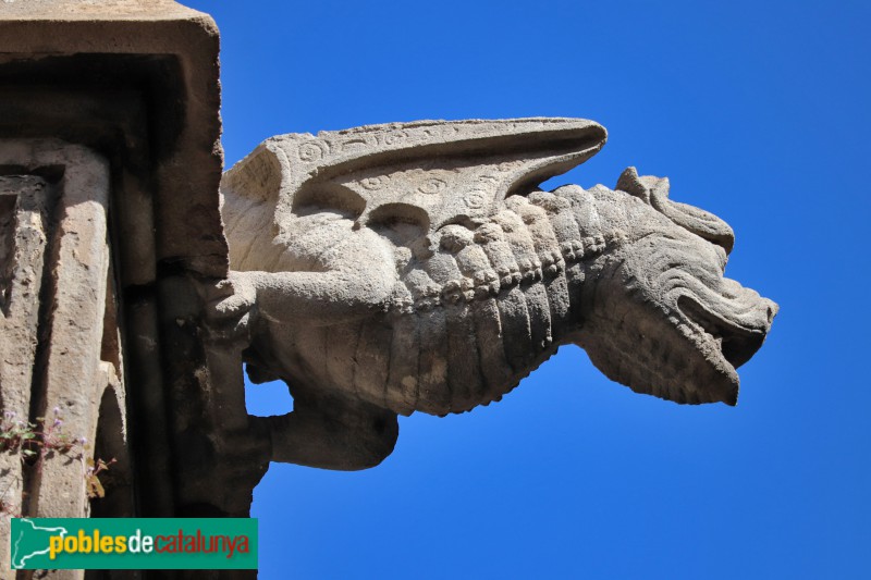 Barcelona - Catedral. Gàrgola del claustre