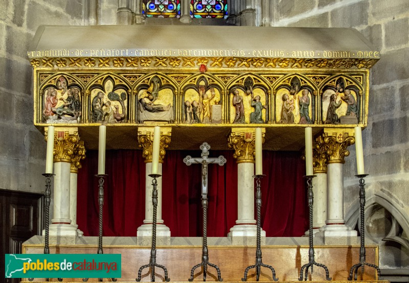 Barcelona. Catedral. Sepulcre de Sant Ramon de Penyafort