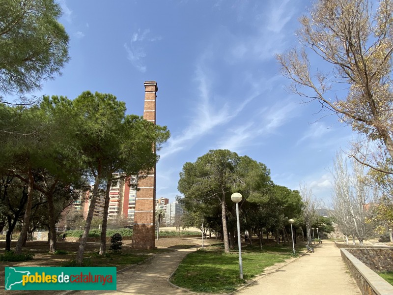 L'Hospitalet de Llobregat - Xemeneia al Parc de les Planes