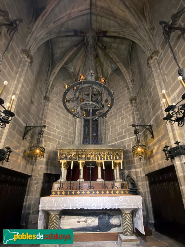 Barcelona. Catedral. Sepulcre de Sant Ramon de Penyafort