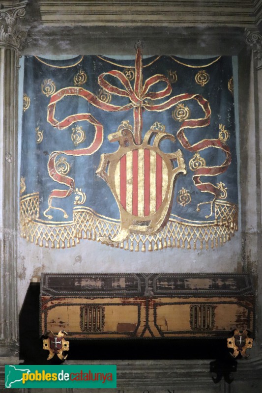 Barcelona - Catedral. Sepulcre del comte Ramon Berenguer I i Almodis de la Marca