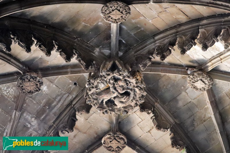 Barcelona - Catedral. Brollador del claustre