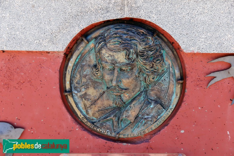 Bellver de Cerdanya - Monument a Gustavo Adolfo Bécquer