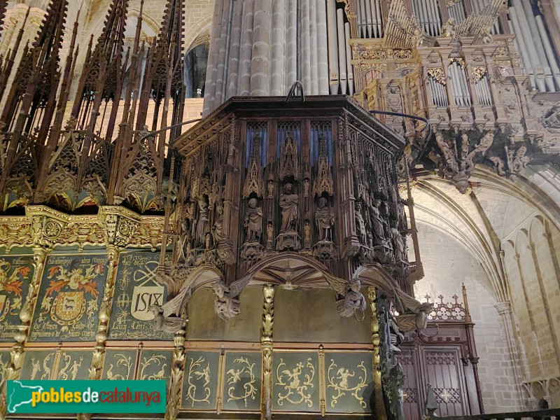 Barcelona - Catedral. Púlpit