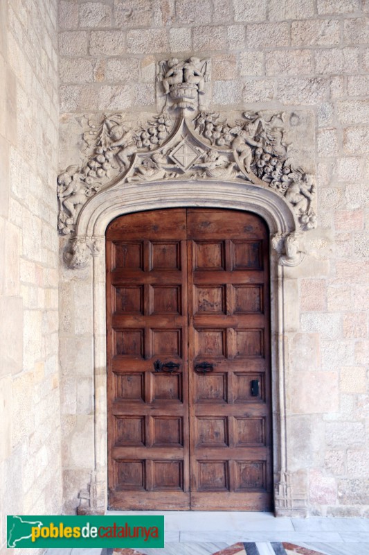 Barcelona - Palau de la Generalitat. Porta de la Cambra Daurada (Foto: Albert Esteves, 2020) Barcelona - Palau de la Generalitat. Porta de la Cambra Daurada