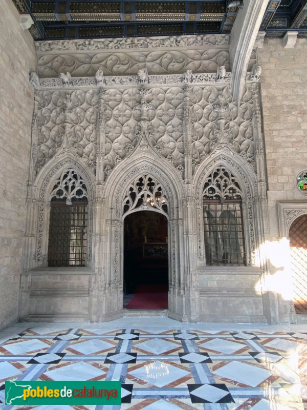 Barcelona - Palau de la Generalitat. Capella de Sant Jordi