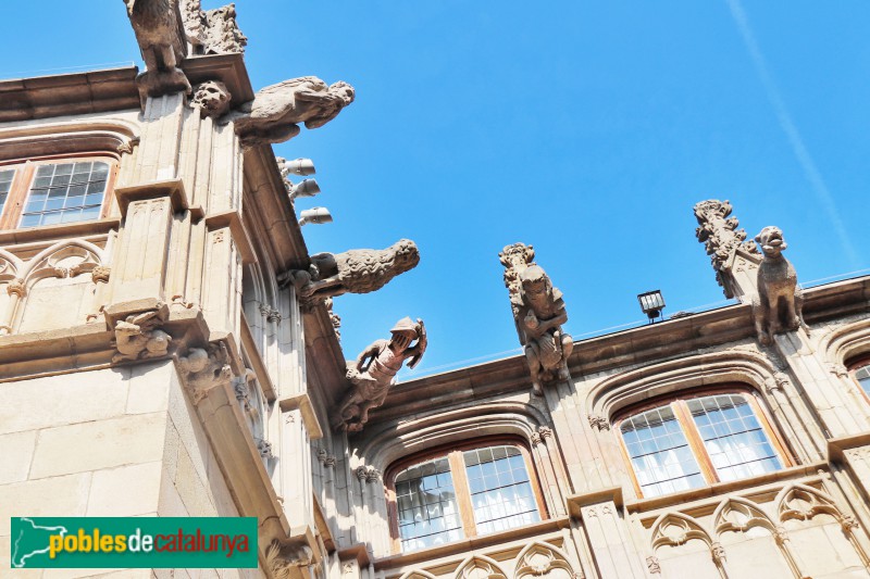 Barcelona - Palau de la Generalitat. Pati dels Tarongers