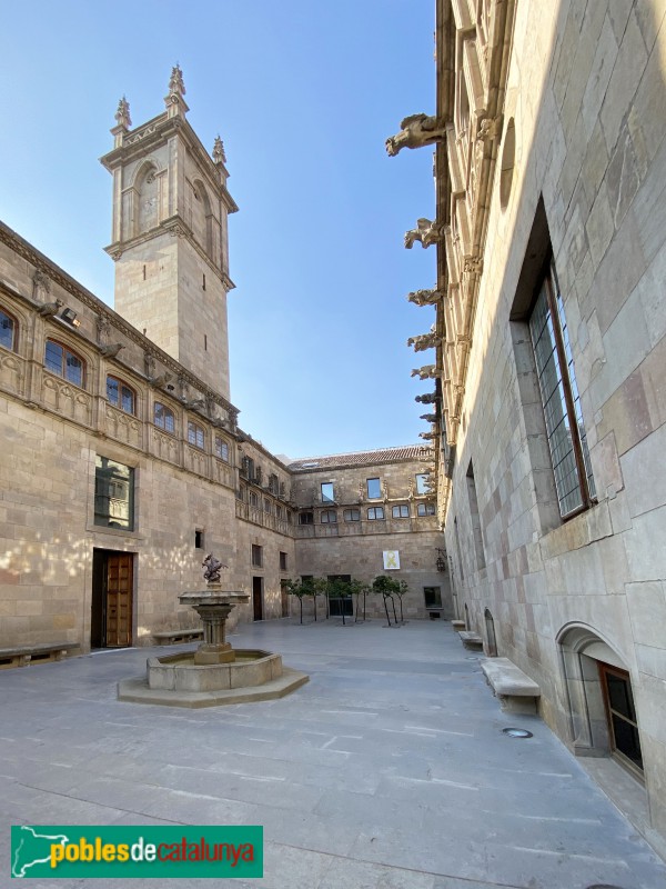 Barcelona - Palau de la Generalitat. Campanar