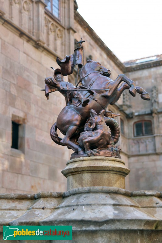 Barcelona - Palau de la Generalitat. Brollador