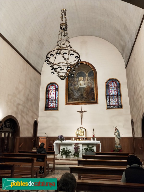 Barcelona - Església de Santa Tereseta. Capella del Santíssim