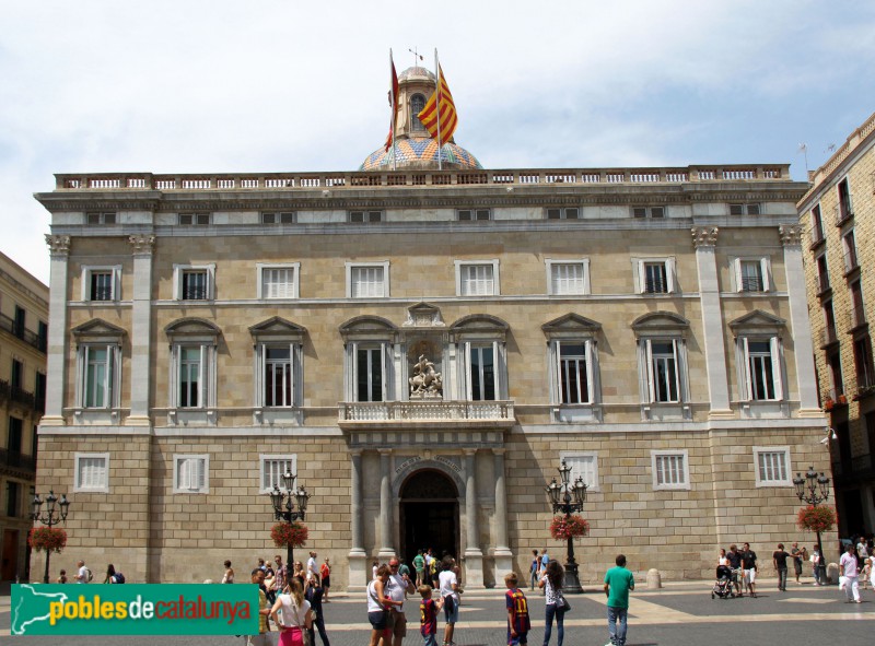 Foto de Barcelona - Palau de la Generalitat. Façana principal