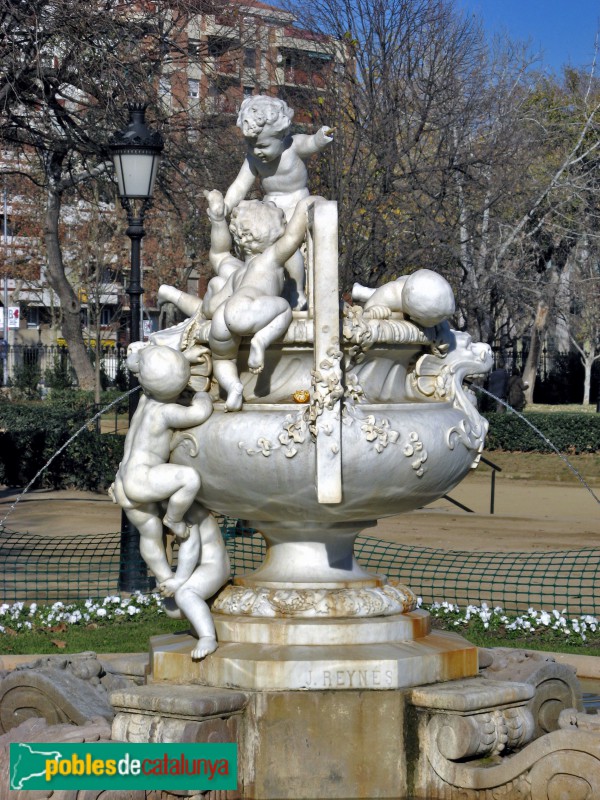 Barcelona - Parc de la Ciutadella. Font dels Nens