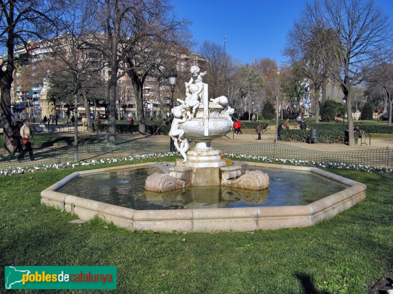 Barcelona - Parc de la Ciutadella. Font dels Nens