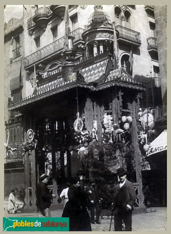 Barcelona - Casa Taberner, foto antiga Barcelona - Casa Taberner, foto antiga