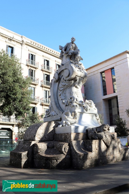 Barcelona - Monument a Pitarra