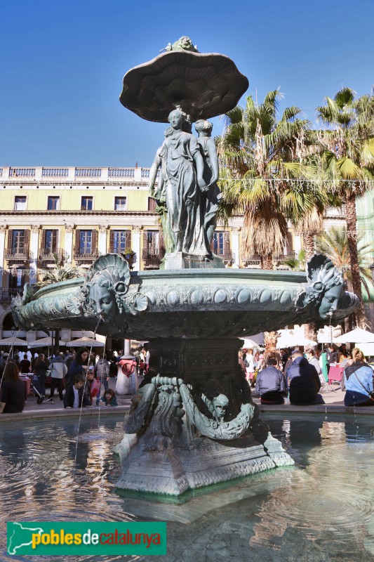 Barcelona - Font de les Tres Gràcies