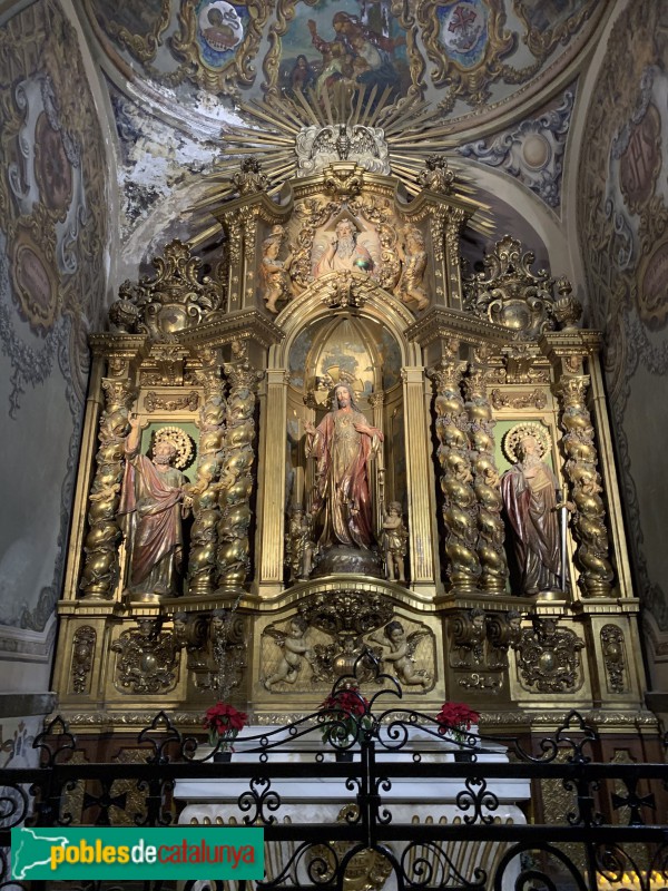 Barcelona - Església de Betlem, capella del Sagrat Cor