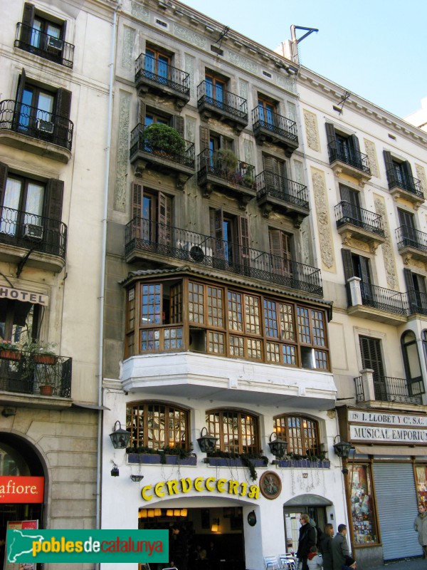 Barcelona - Rambla, 127, abans de la restauració