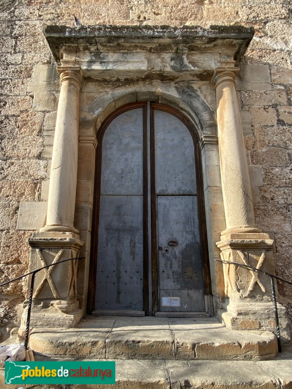 Esparreguera - Església de Santa Eulàlia. Porta lateral