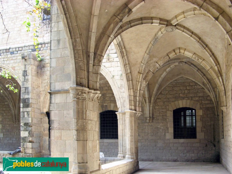 Barcelona - Hospital de la Santa Creu. Claustre