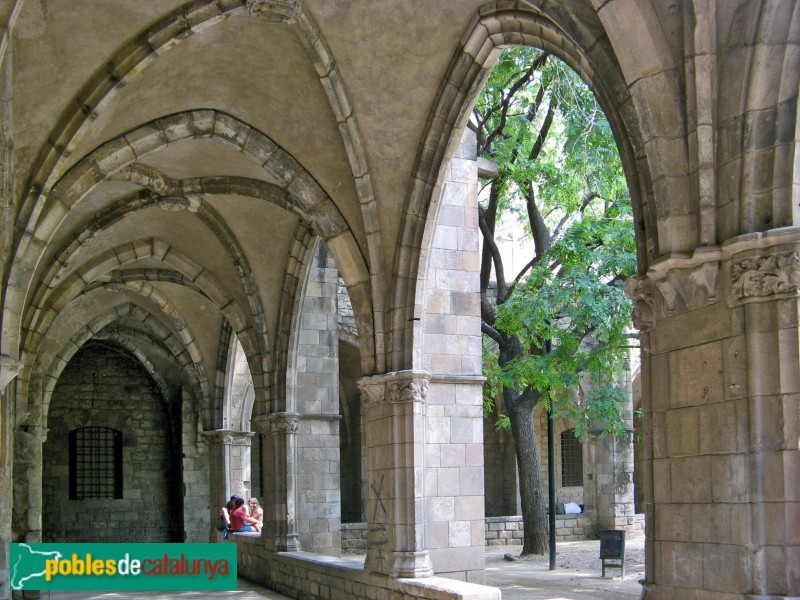 Barcelona - Hospital de la Santa Creu. Claustre