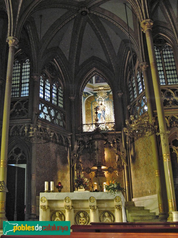 Altar i ostensori de la Capella de Jesús i Maria