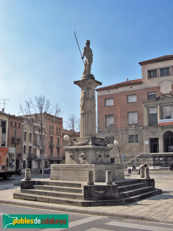Igualada - Font de Neptú (Foto: Albert Esteves, 2009) Igualada - Font de Neptú